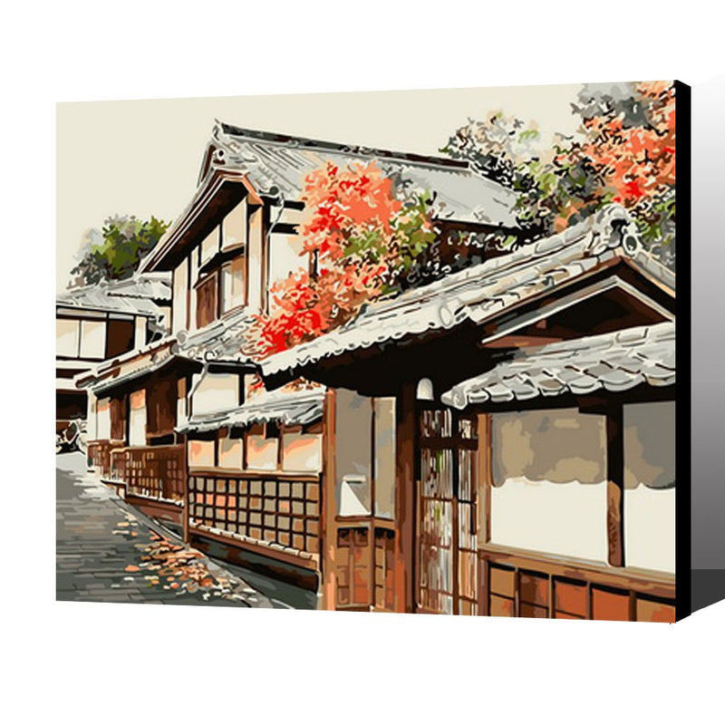MADE4U [ Scenery 3 Series ] [ 20" ] [ Wood Framed ] Paint By Numbers Kit with Brushes and Paints ( Scenery HHGZGX31996 )