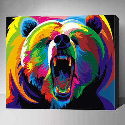 MADE4U [ Symphony Series ] [ 20" ] [ Thicker (1") ] [ Wood Framed ] Paint By Numbers Kit with Brushes and Paints ( Grizzly HHGZGX939 )
