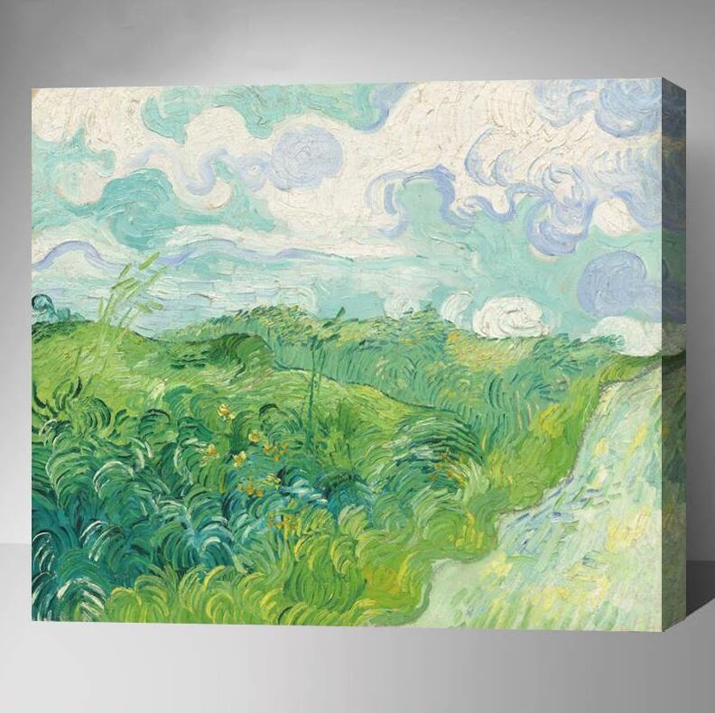 MADE4U [ Van Gogh Series 6 ] [ 20" ] [ Thicker (1") ] [ Wood Framed ] Paint By Numbers Kit with Brushes and Paints