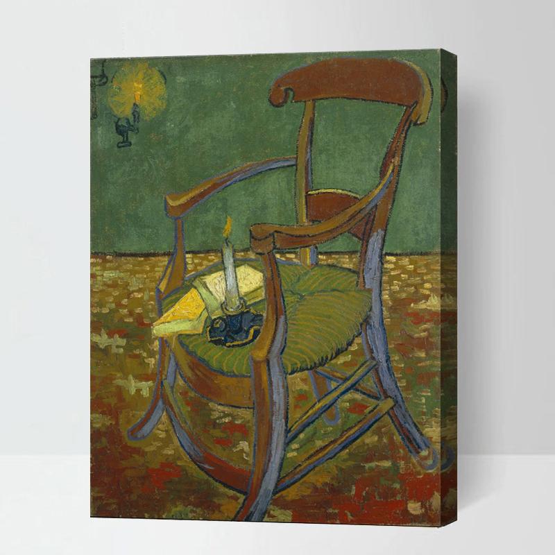 MADE4U [ Post-Impressionism Van Gogh Series ] [ 20" ] [ Thicker (1") ] [ Wood Framed ] Paint By Numbers Kit with Brushes and Paints ( Gauguin&