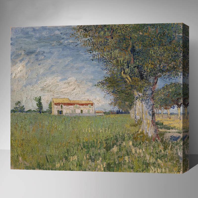 MADE4U [Van Gogh Series 4 ] [ 20" ] [ Thicker (1") ] [ Wood Framed ] Paint By Numbers Kit with Brushes and Paints