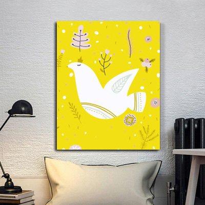 MADE4U [ Birdie series ] [ 20" ] [ Thicker (1") ] [ Wood Framed ] Paint By Numbers Kit with Brushes and Paints ( Birdie C ) QS048