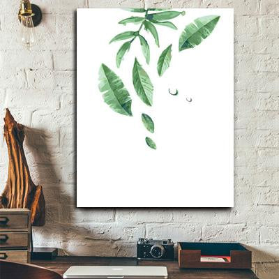 MADE4U [ Leaves Series ] [ 19" ] [ Wood Framed ] Paint By Numbers Kit with Brushes and Paints