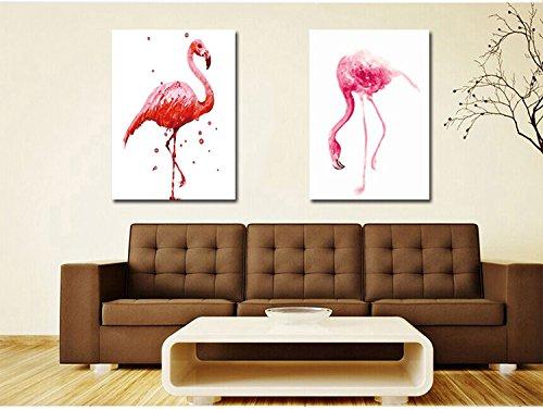 MADE4U [ Flamingo Series ] [ 20" ] [ Wood Framed ] Paint By Numbers Kit with Brushes and Paints ( Flamingo Great Saver Bundle of 2 ) XL36X2