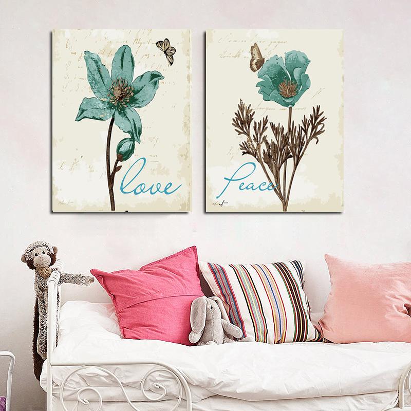 MADE4U [ Flowers ] [ 20" ] [ Thicker (1") ] [ Wood Framed ] Paint By Numbers Kit with Brushes and Paints ( Flowers Great Saver Bundle of 2 XL92X204 )