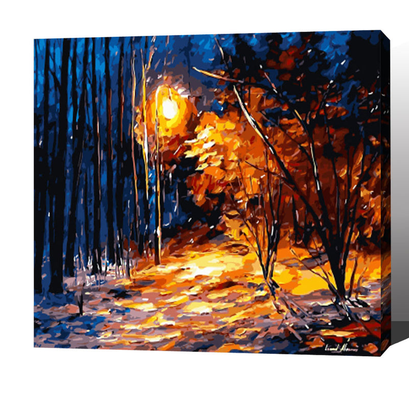 MADE4U [ Impressionism Series ] [ 20" ] [ Wood Framed ] Paint By Numbers Kit with Brushes and Paints ( Colorful HHGZGX9118 ) NEW
