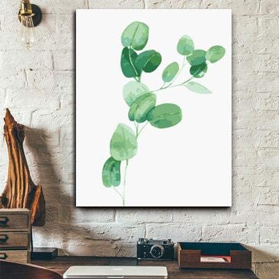 MADE4U [ Leaves Series ] [ 19" ] [ Wood Framed ] Paint By Numbers Kit with Brushes and Paints