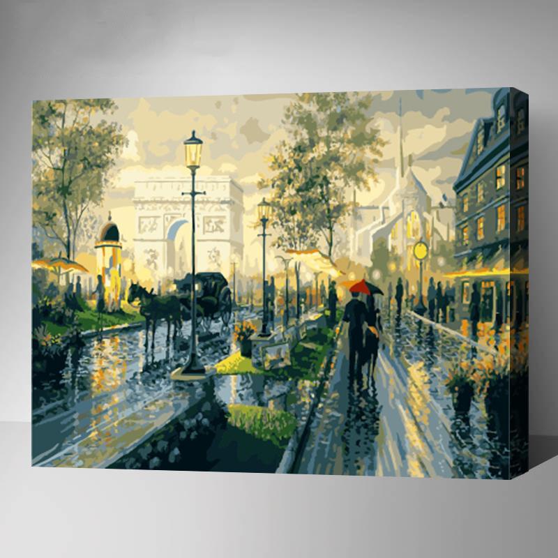 [ US stock clearance ] Made4u [ 20" ] [ Wood Framed ] Paint By Numbers Kits